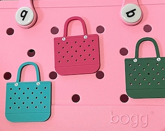 Mini Bogg Bag Bogg Charm-Mini Bogg Charm-Bag Bit-Bogg Bag Bit-Rubber Bag Bogg Charm-Unique Bogg Charms-Screw Back Bogg Charm