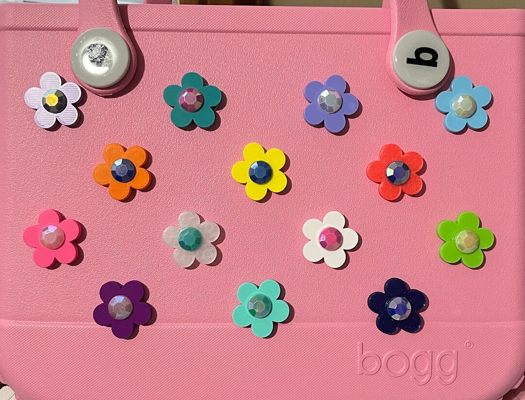 Tiny Flower Bogg Bitsmall Flower Bogg Bitflower Bogg Charmcustom Bogg Bag Charmsflower Bogg