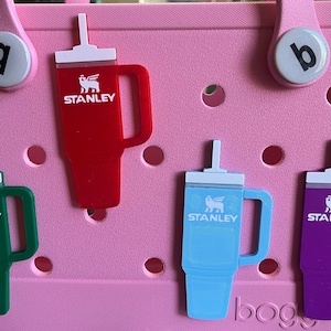 Screw Back Stanley Tumbler Bogg Charm-Water Bottle Bogg Charm-Tumbler Bogg Bit-Tumbler Bogg Charm
