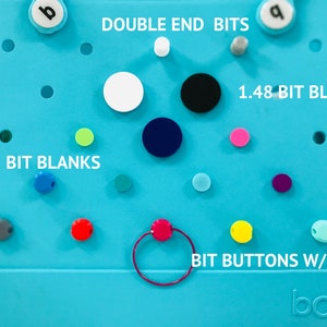 DIY Bogg Bag Bit Connector-Accessory Bogg Bag-Bogg Bit Button with Hole-Bogg Bit Connector Blank-DIY Bogg Bit-Double End Bit Connector