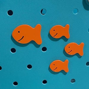 Goldfish Bogg Charm-Snack Cracker Bogg Bit-Goldfish Cracker Bogg Bit-Mom Bogg Bit-Toddler Bogg Charm-Mommy Fish Bogg Charm