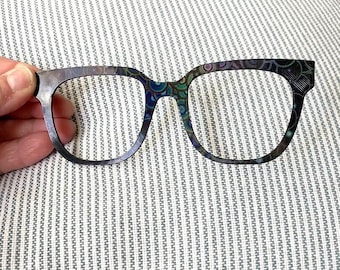 Holographic Frame Topper for MURPHY-Black Prismatic Frame Topper-Spacey Frame Topper-Unique Frame Topper-Frame Topper