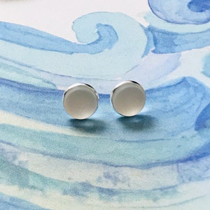 Sterling Silver Sea Glass Earrings-Beach Glass Earrings-Sterling Silver Earrings-Sea Glass Earrings-Sea Glass-Aqua-Turquoise-Teal-Cobalt image 6