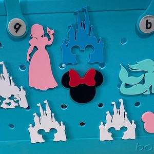 SALE-Mouse Bogg Charm-Mermaid Bogg Charm-Castle Bogg Charm-Character Bogg Charm-Vacation Bogg Charms-Theme Park Bogg Charm