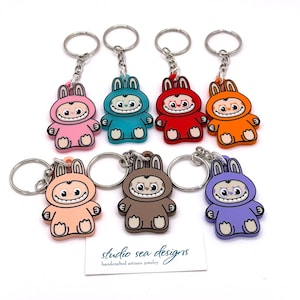 Labubu Key Ring-Labubu Zipper Pull-Backpack Labubu-Labubu Key Chain-Labubu Kids Accessories