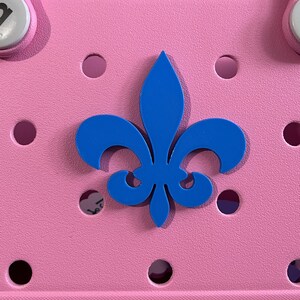 Fleur De Lis Bogg Bit-Fleur De Lis Bogg Charm-French Bogg Bit-Screw Back Bogg Bit