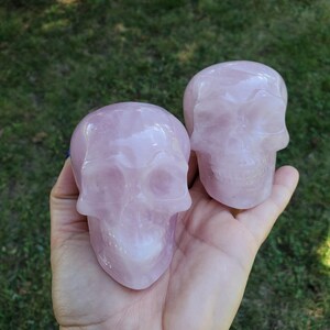 Rose Quartz Skull