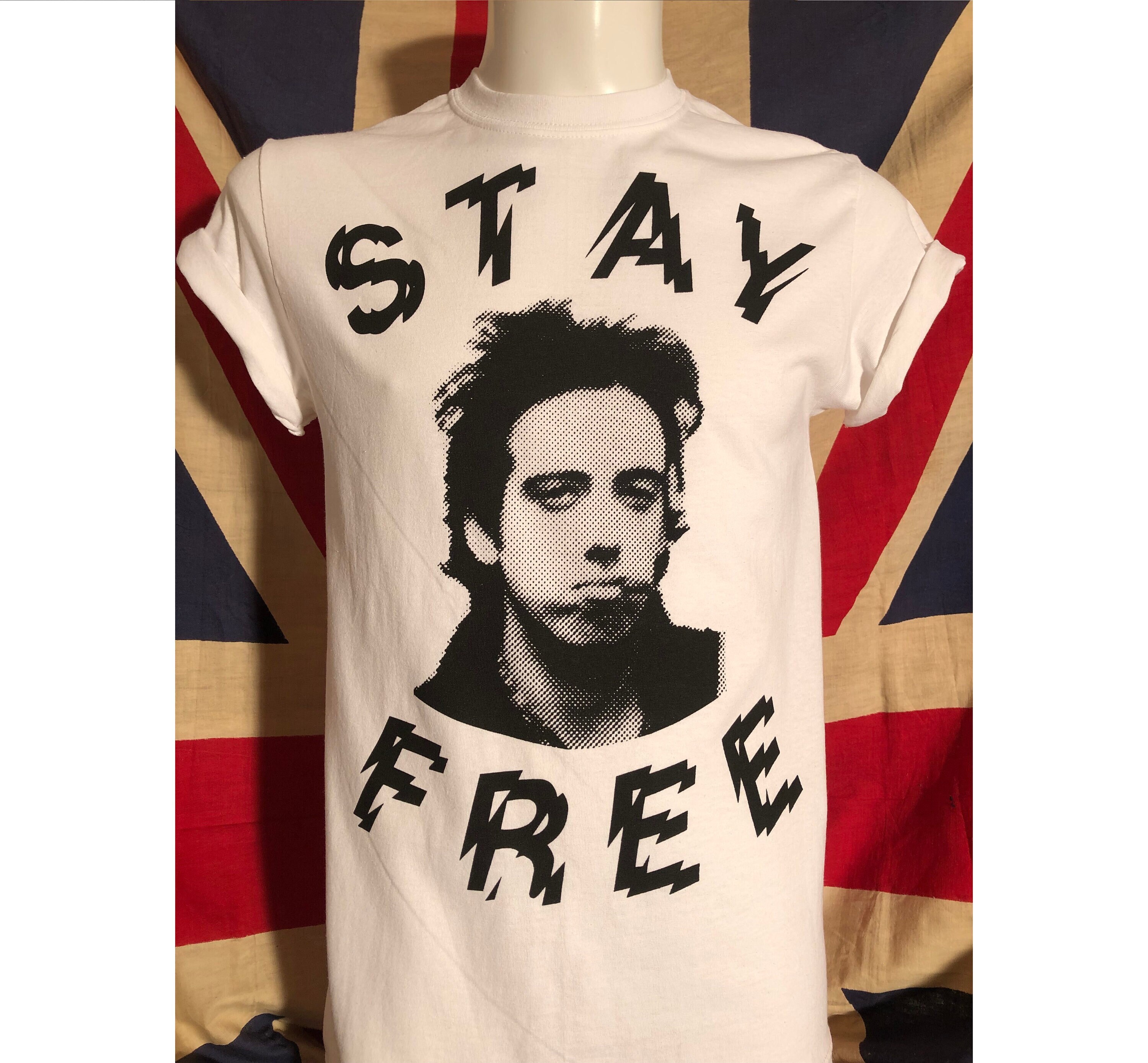 Clash / Mick Jones - Stay Free Slogan T-shirt Punk Rock - Etsy