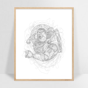 Buzz Lightyear, Buzz, Toy Story, Cartoon, Aesthetic, Print, Contemporary, Minimalist Poster, Home Decor, Living Room decor,  Printable