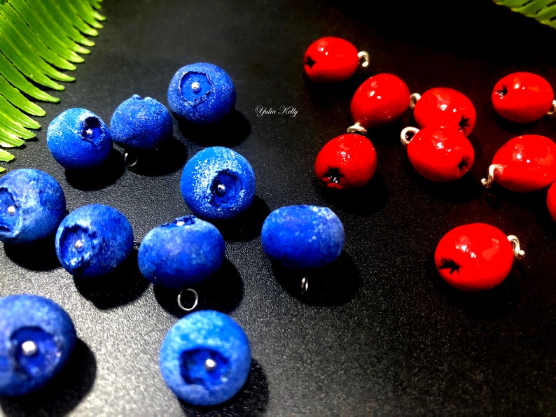 Berry Beads Beads Berry Blueberry Beads Dogwood Beads - Etsy
