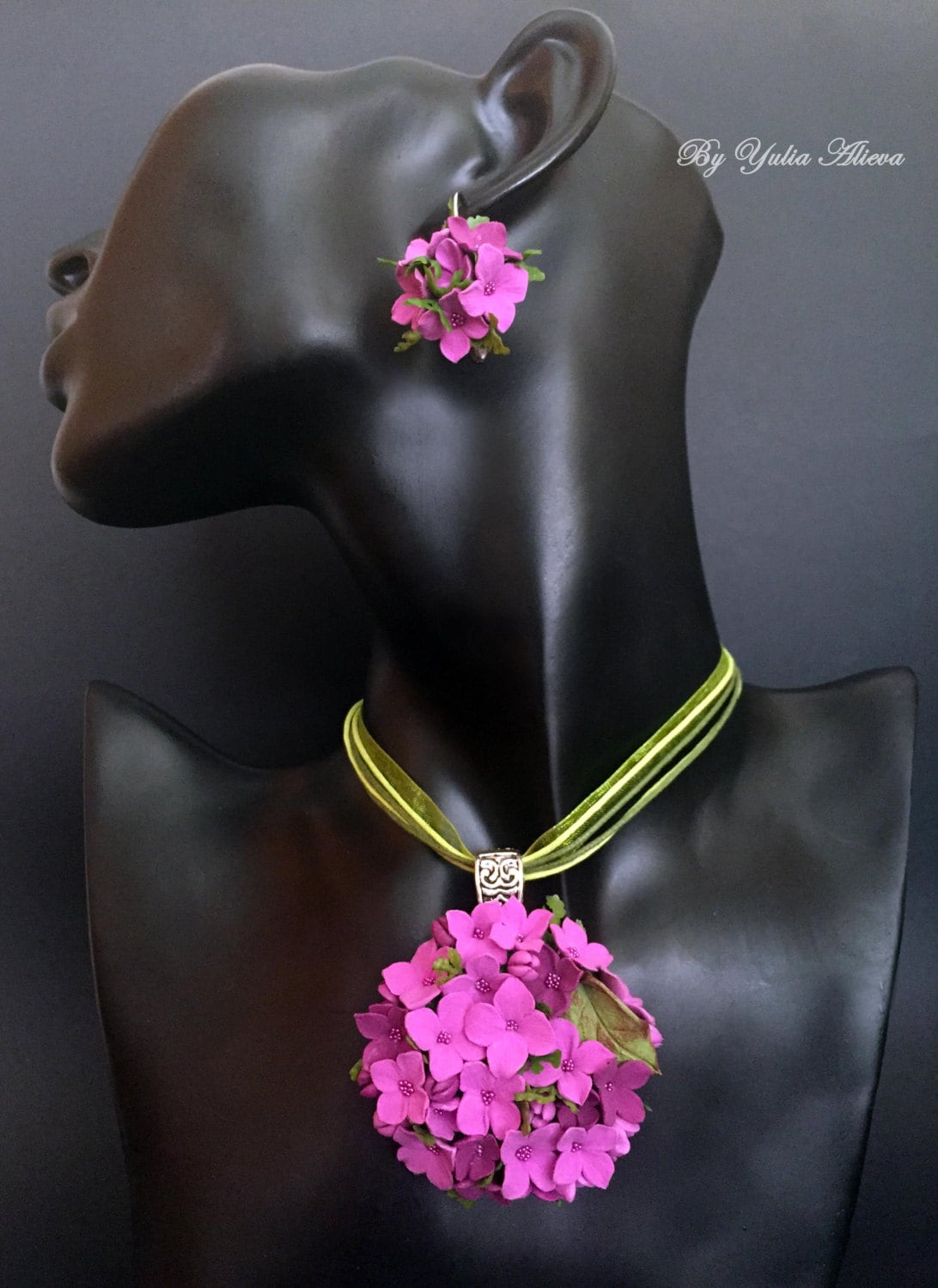 Pink Lilac Necklace main image 1