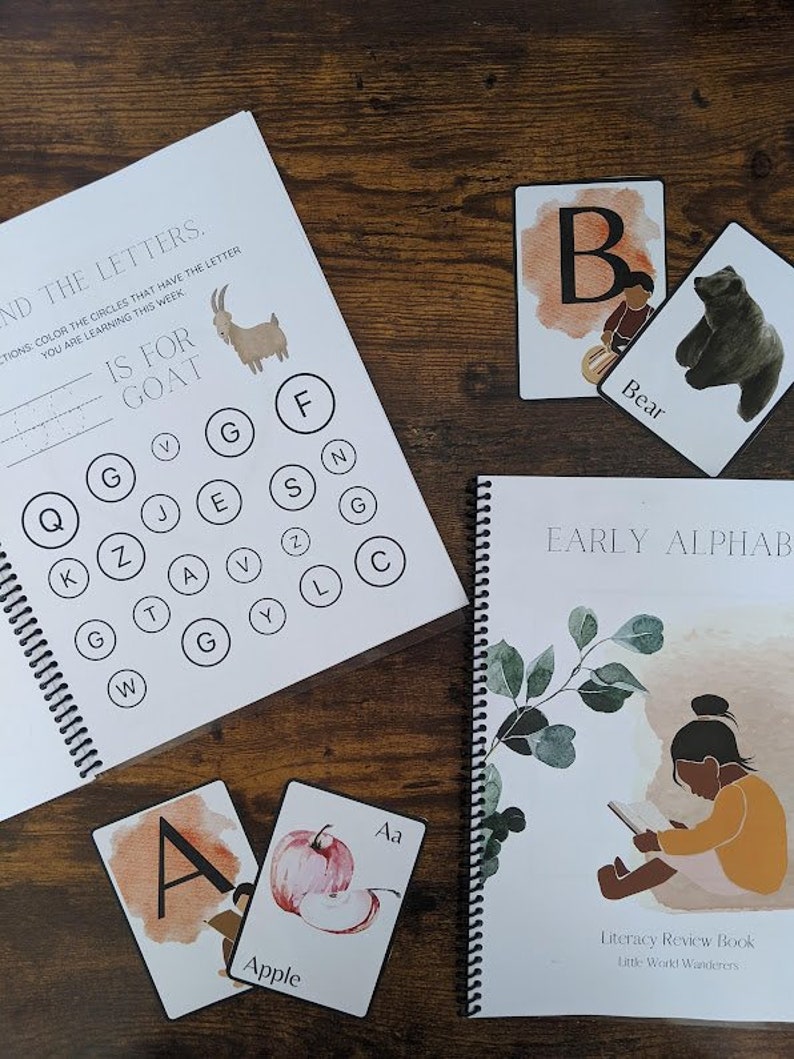 Early Alphabet: Pre-school Literacy Program - Etsy