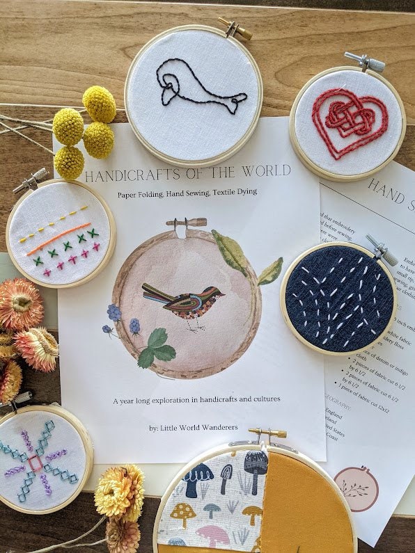 Handicrafts of the World: A Year Long Craft Curriculum