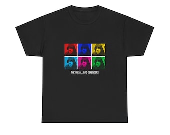 ジェイデン・マクダニエルズ「みんなダメなディフェンダー」Tシャツ｜ポップアート、カラーブロックグリッド