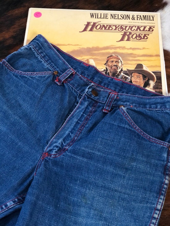 1970’s red stitch Wranglers - image 1