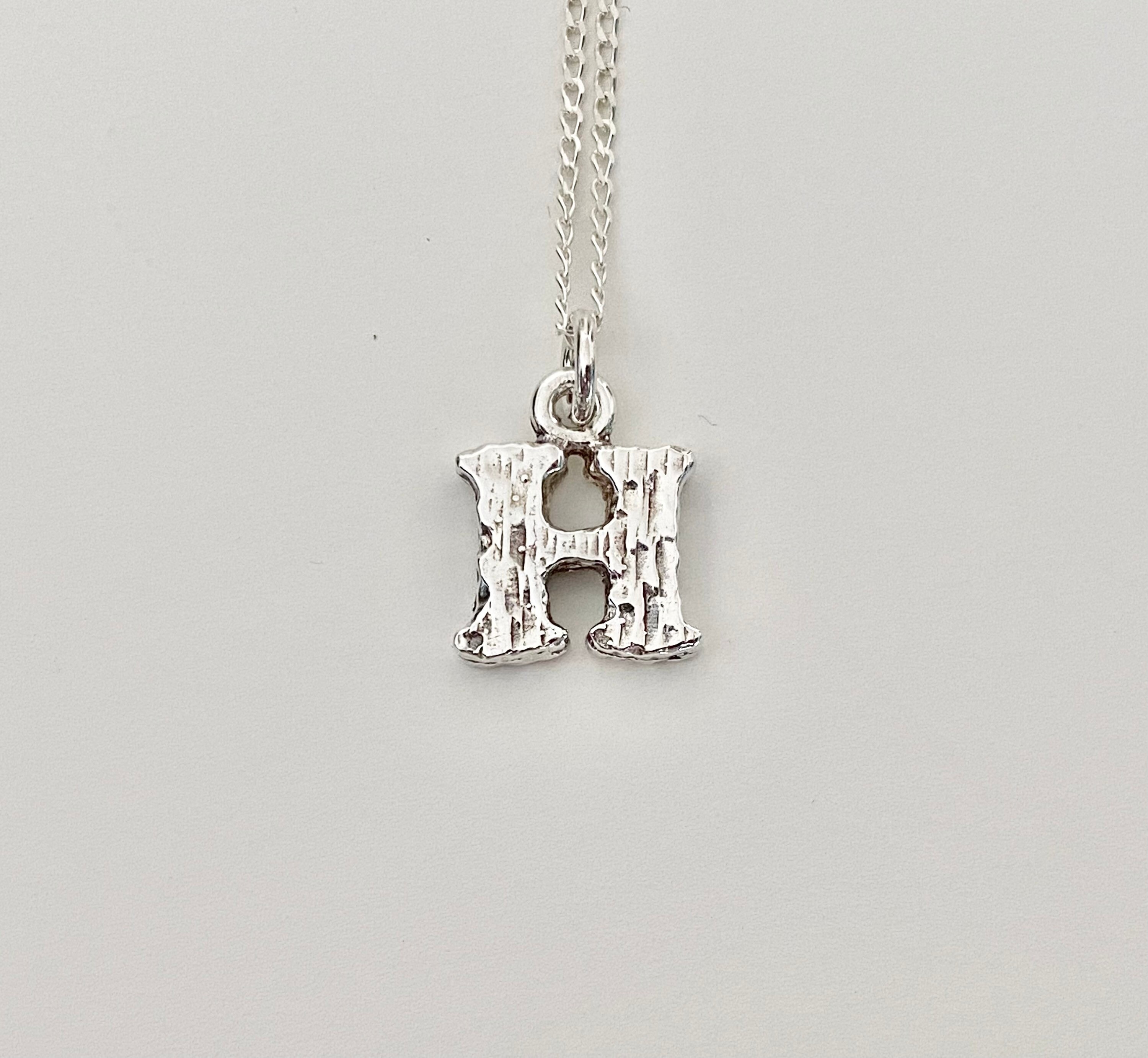 Vintage Sterling Silver Silver Monogram 