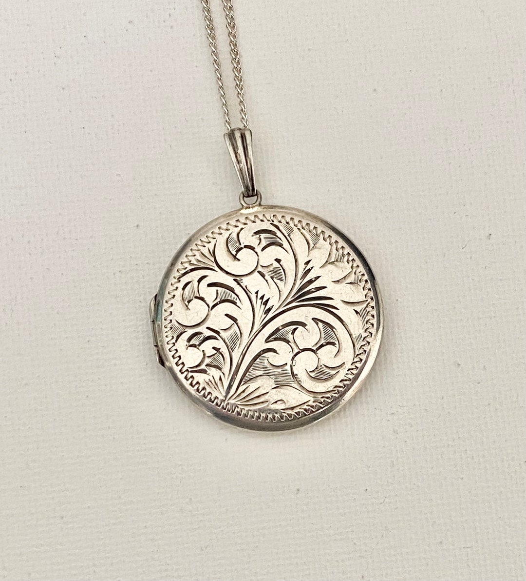 Vintage Sterling Silver Locket Birmingham Silver Locket Etsy Australia
