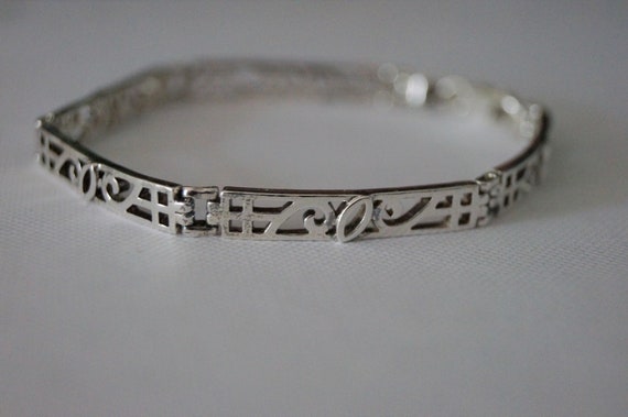 Vintage Sterling Silver Bracelet – Vintage Wave Br
