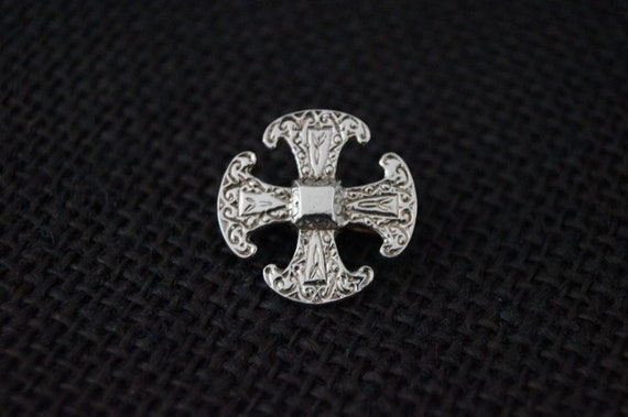 Vintage Sterling Silver Celtic Brooch - Vintage B… - image 4