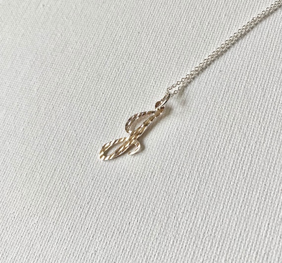 Vintage Sterling Silver Silver Monogram 