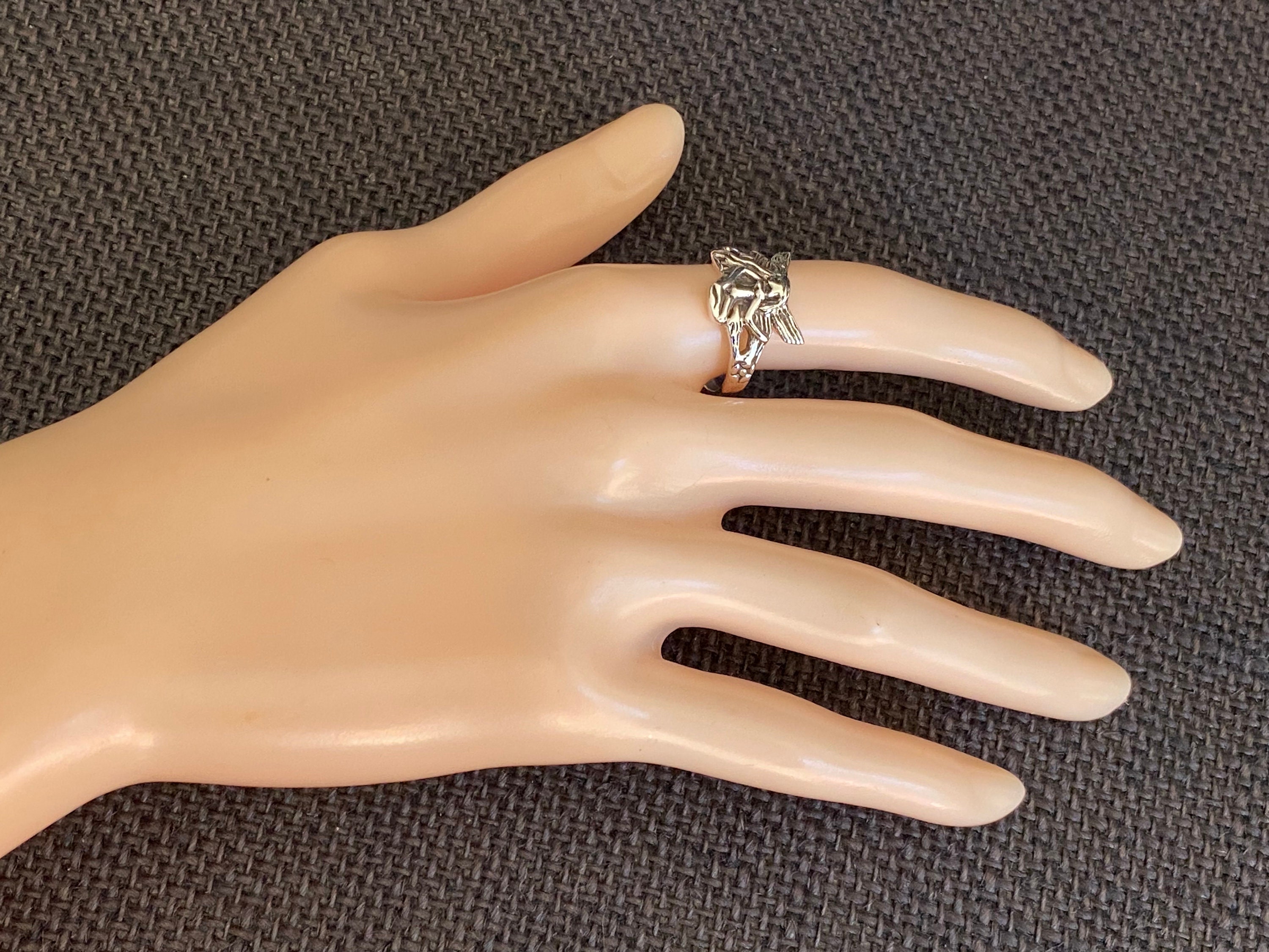 Sterling silver fairy ring discount