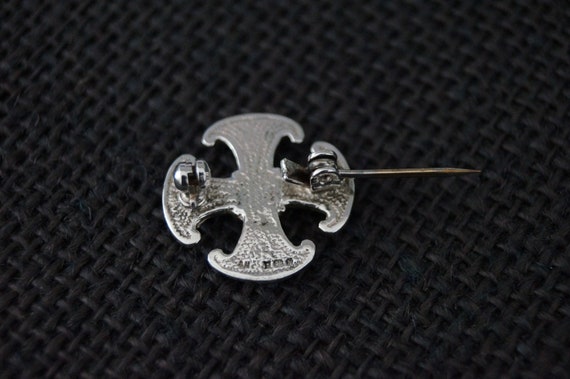 Vintage Sterling Silver Celtic Brooch - Vintage B… - image 6