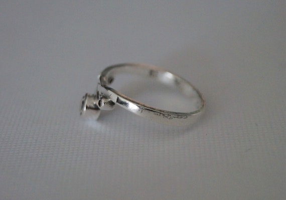 Vintage Sterling Silver Ring - Vintage Silver Rin… - image 9