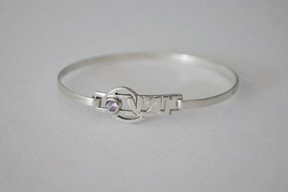 Vintage Sterling Silver Bangle – Vintage Bangle -