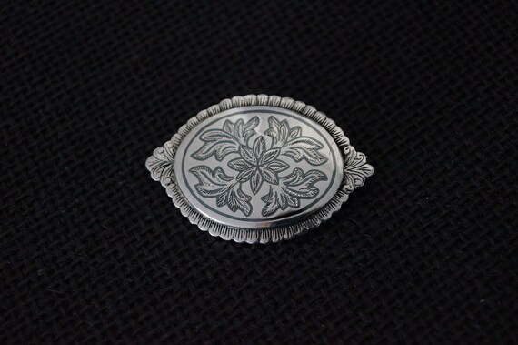 Vintage Sterling Silver Brooch - 1990 Vintage Broo