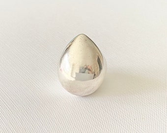 Vintage Chunky Ring - Vintage Sterling Silver Ring - Bubble Ring - Chunky Silver Ring - Unisex Ring - Vintage Silver Ring - Size 5 or J