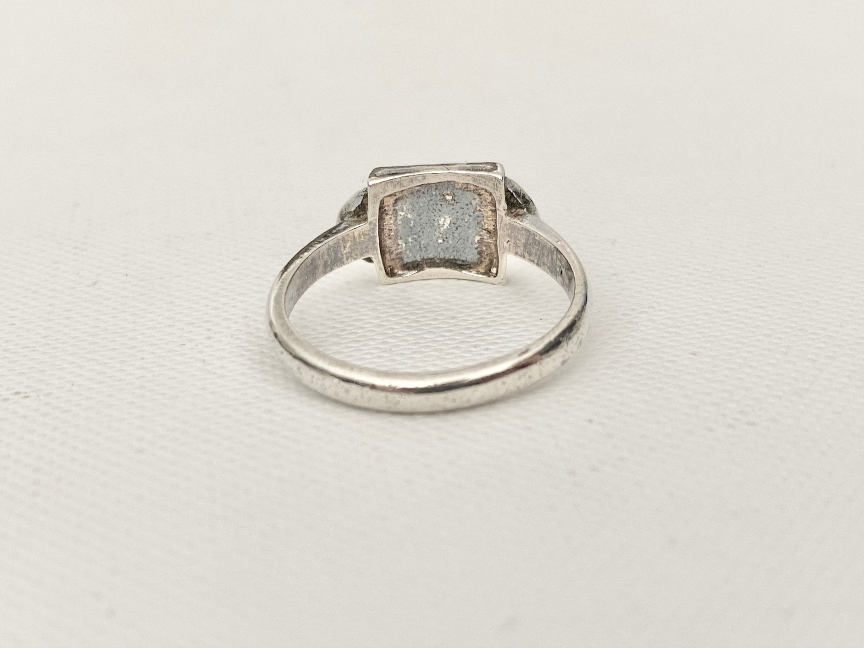 Vintage Silver Marcasite Ring - Vintage Art Deco Ring