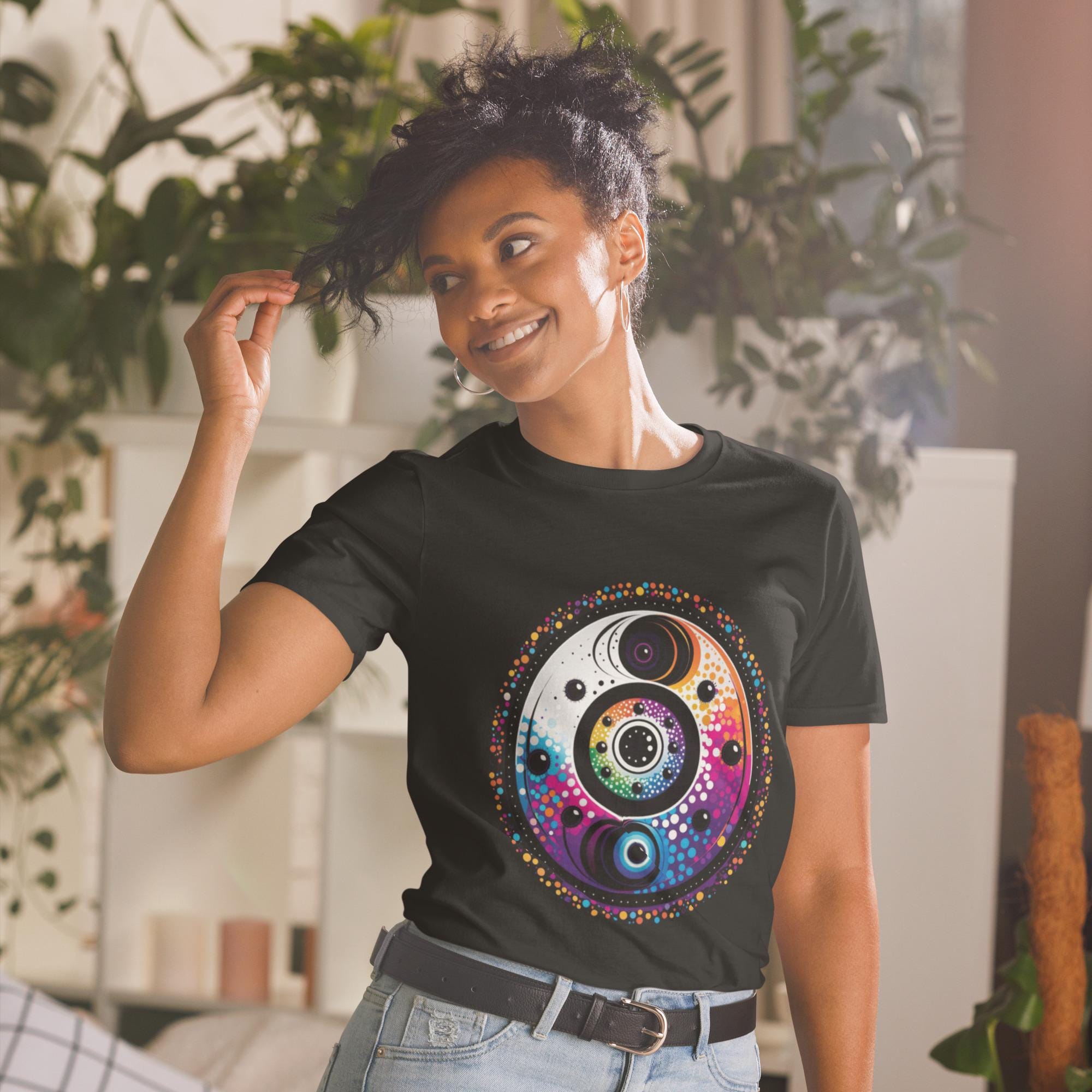 サイケデリック マンダラ Tシャツ – ユニセックス トリッピー 