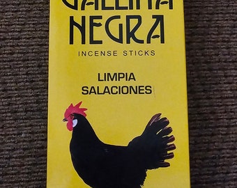 Gallina Negra Black Hen Pacote de Incenso Incienso
