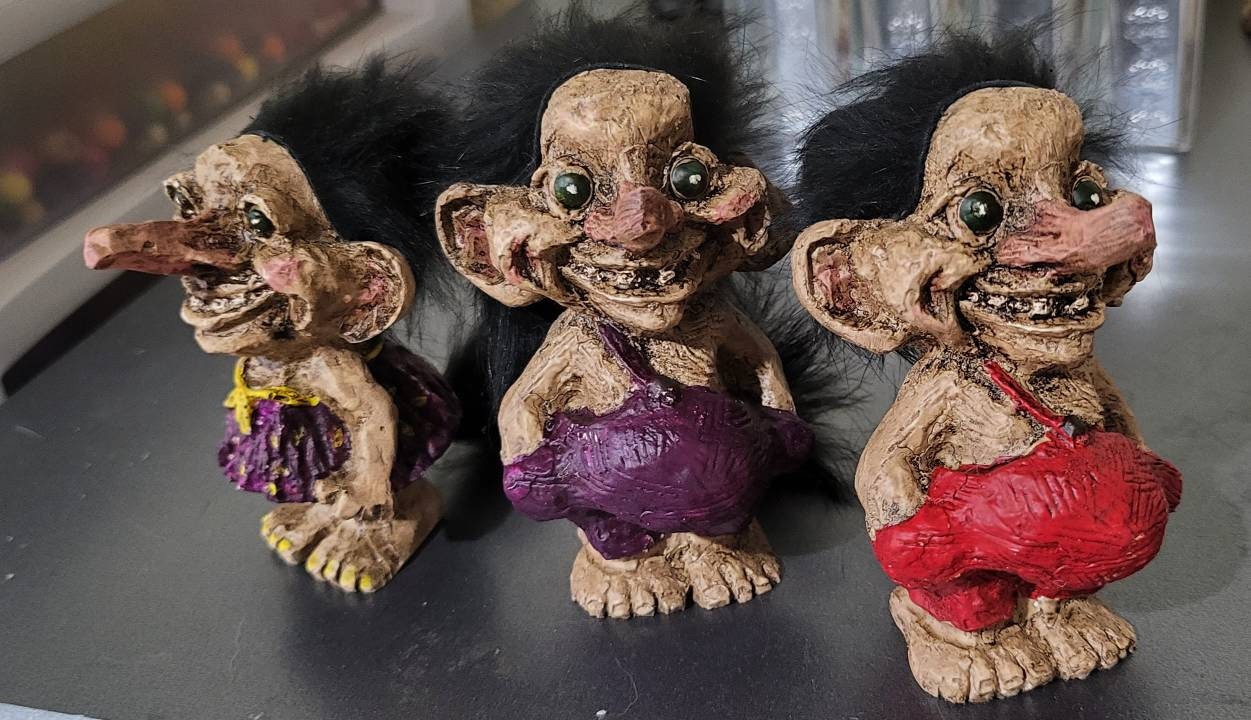 Duendes/trolls Statues 