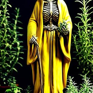 Carte de prière Santa Muerte