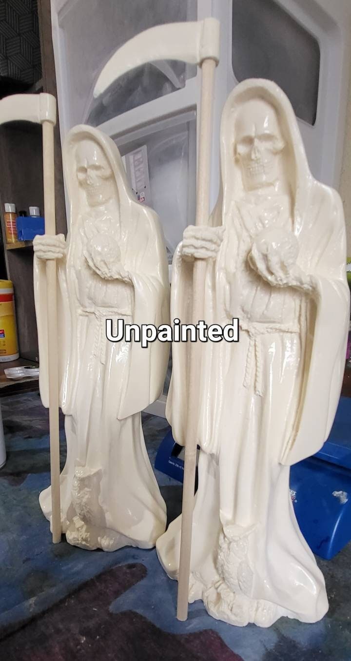 12 Inch Santa Muerte/holy Death Statue - Etsy
