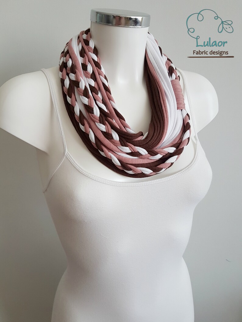 T Shirt Scarf Infinity Scarf Loop Scarf Fabric Scarf Etsy Israel