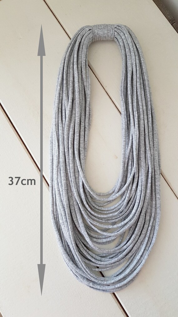 ★HARANG★ HR 382N_Silver Fabric Necklace HARANG on X: 