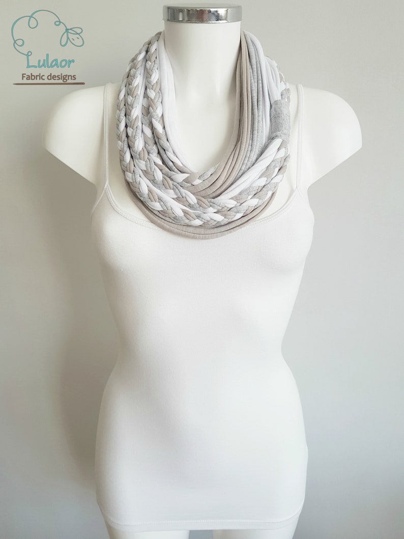 T Shirt Scarf T Shirt Infinity Scarf Loop Scarf Fabric Etsy