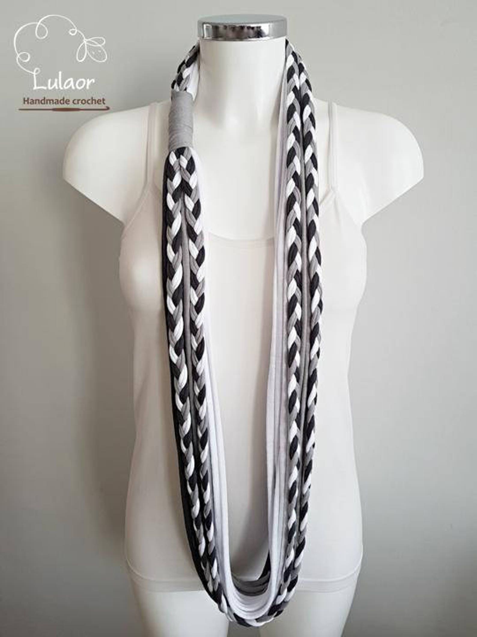 T Shirt Scarf T Shirt Infinity Scarf Loop Scarf Fabric Etsy Israel
