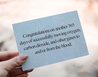 Funny Science Birthday Card - Nerdy Doctor Nurse Greeting