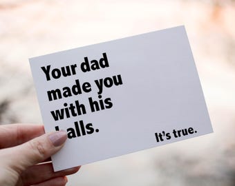 Funny Birthday Card – Sarcastic Adult Humor Greeting