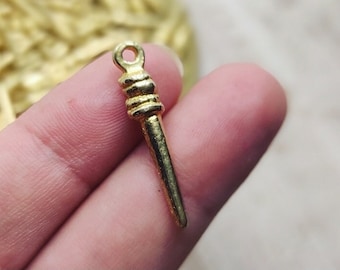 Ciondoli in ottone da 26 mm, Ciondoli in oro, Ciondoli Macrame, Ciondoli per realizzare gioielli Macrame, ciondoli in ottone, ciondoli tribali