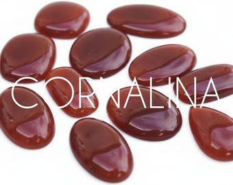 Natural Carnelian Cabochon for Macrame or Wire - Vital Energy and Creativity - Ideal for Handmade Jewelry
