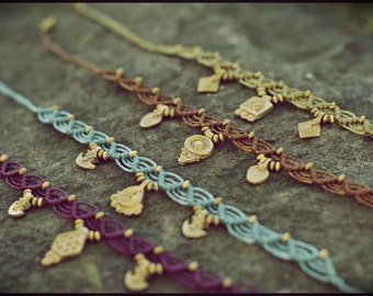 Adjustable Macramé Anklet - Bohemian and Versatile Style for Summer