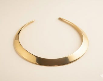 Brass Choker for Jewelry Making - Adjustable Brass Frame for Custom Design - DIY Handmade Jewelry