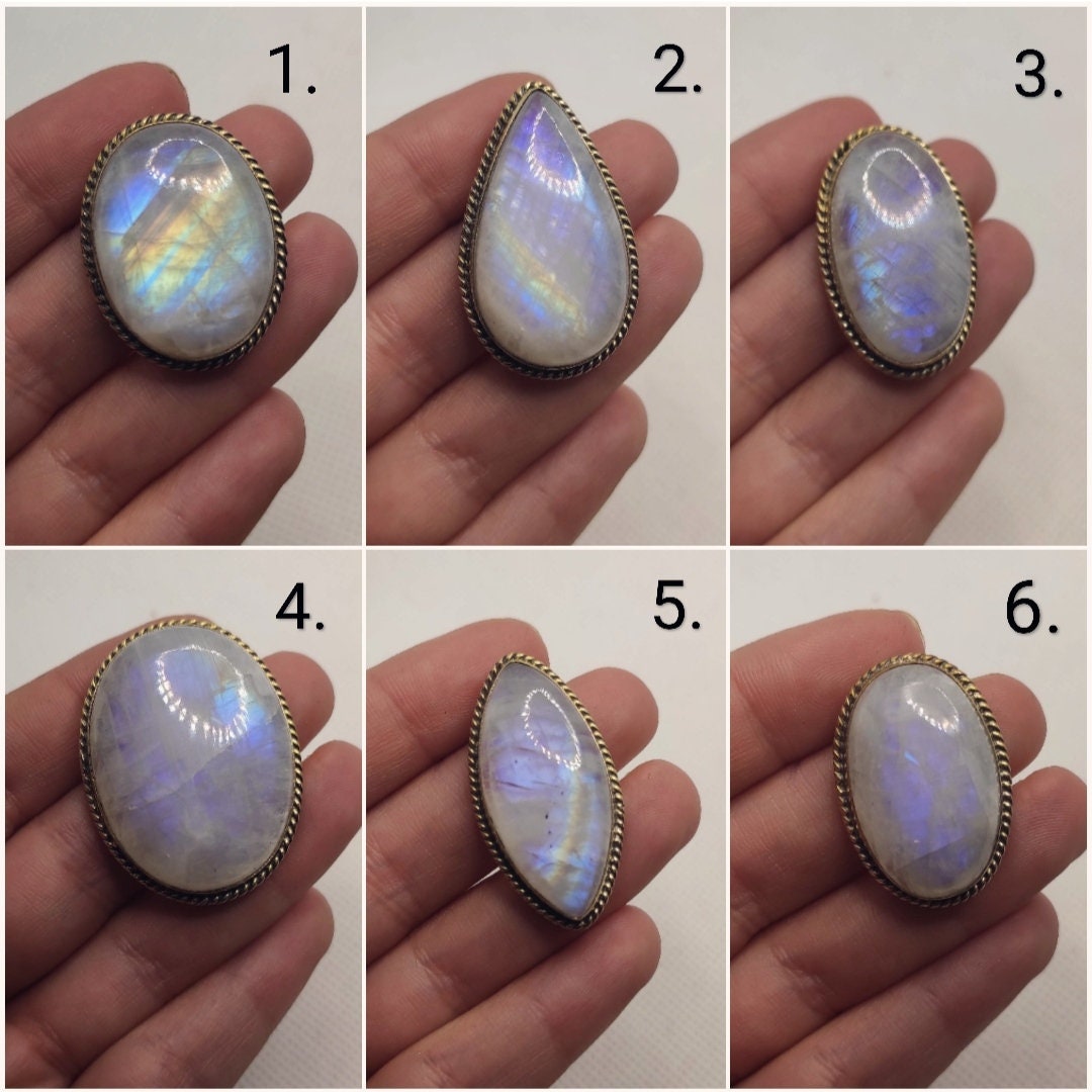 Broche Féminine Vintage N°3 En Laiton - Décor Perles Et Pierres - Occasion (État Voir Photos)