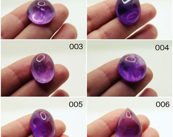 Cabujon Amatista, Amethyst stone, piedras para la fabricación de joyas, macramé, gemstones, amethyst cabochon