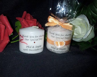 Mini Votive Wedding favours