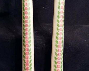Personalised Advent candles, made to order, Countdown to father christmas, Taper candles